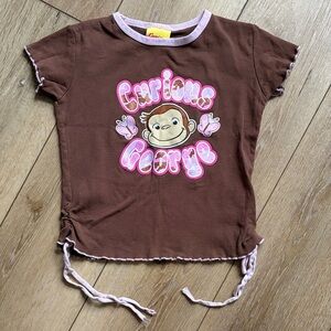 Vintage Curious George Short Sleeve Graphic Shirt Youth Size 6X